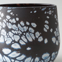 ガラス作家 飯田桜子 石墨紋 ロックグラス ガラス作家 飯田桜子 ガラスもの