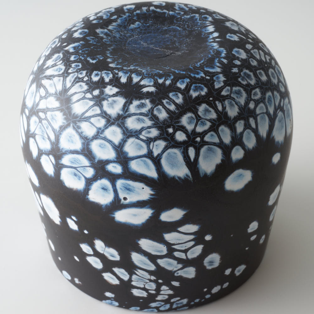 ガラス作家 飯田桜子 石墨紋 ロックグラス ガラス作家 飯田桜子 ガラスもの