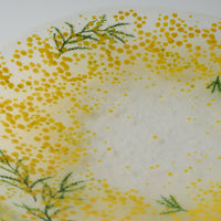 APLICO GLASS ミモザリースプレート APLICO GLASS ガラスもの