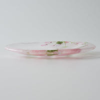 APLICO GLASS 枝垂桜硝子丸皿 APLICO GLASS ガラスもの