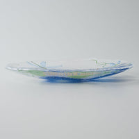 APLICO GLASS 朝顔蜻蛉硝子丸皿 APLICO GLASS ガラスもの