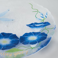 APLICO GLASS 朝顔蜻蛉硝子丸皿 APLICO GLASS ガラスもの