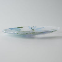 APLICO GLASS 紫陽花蜻蛉硝子丸皿 APLICO GLASS ガラスもの