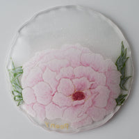 APLICO GLASS 牡丹硝子丸皿 APLICO GLASS ガラスもの