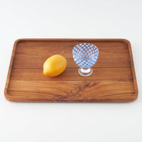 ガラス作家 三留  舞 Marinesnow 高台カップ ブルー ガラス作家 三留舞 ガラスもの