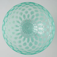 ガラス作家 三留  舞 Marinesnow 高台カップ グリーン ガラス作家 三留 舞 ガラスもの