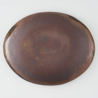 作家 園田空也 スリップウェア カレー皿 緑花 生楽陶苑 陶磁器作家もの