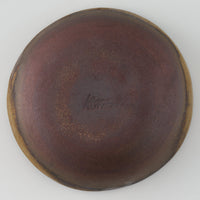 作家 園田空也 スリップウェア 小鉢 白花 生楽陶苑 陶磁器作家もの