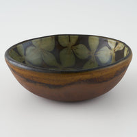 作家 園田空也 スリップウェア 小鉢 緑花 生楽陶苑 陶磁器作家もの