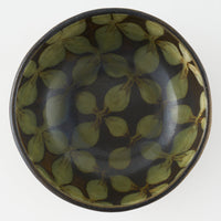 作家 園田空也 スリップウェア 小鉢 緑花 生楽陶苑 陶磁器作家もの