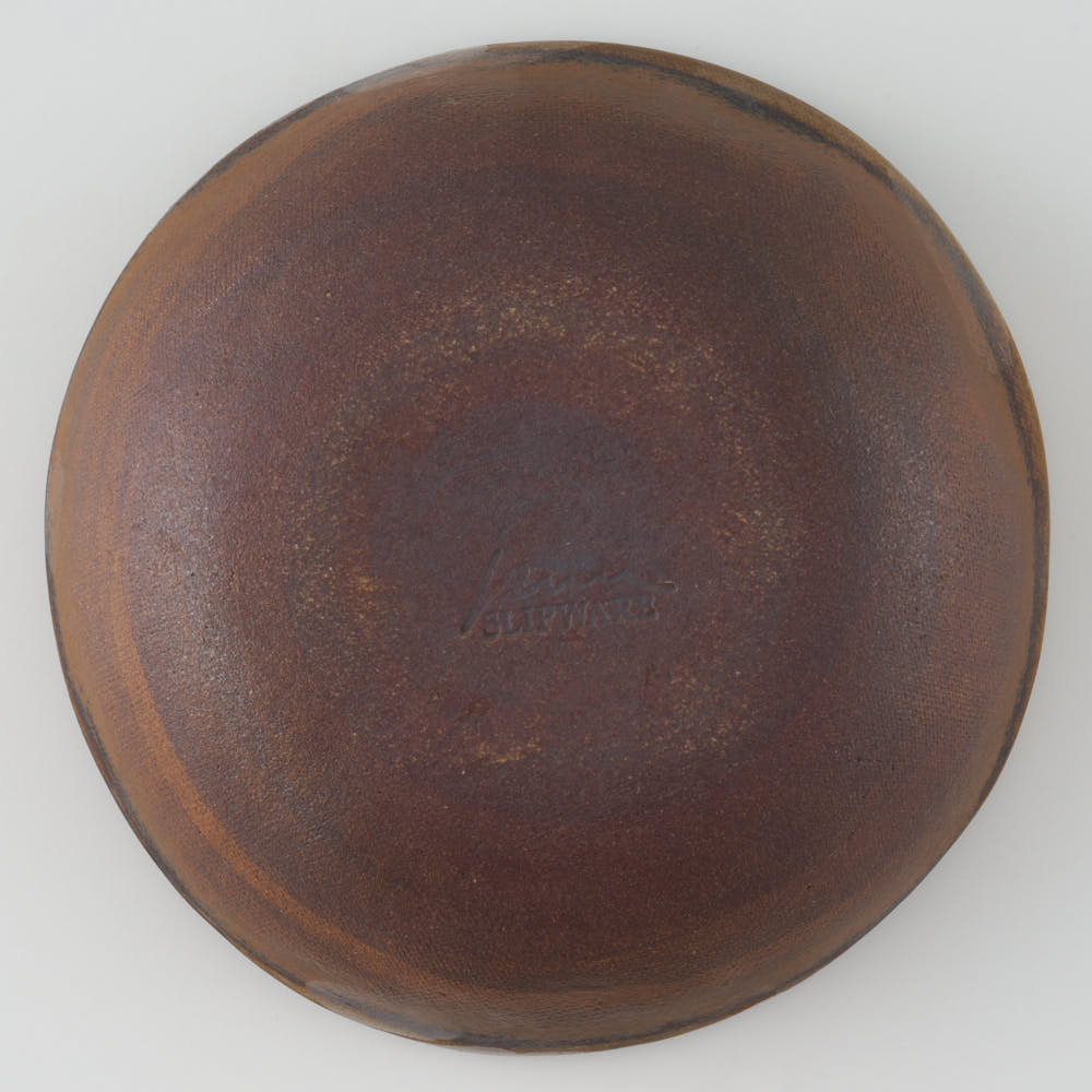 作家 園田空也 スリップウェア 小鉢 緑花 生楽陶苑 陶磁器作家もの