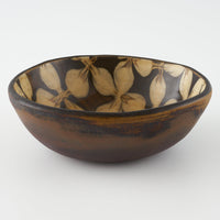 作家 園田空也 スリップウェア 小鉢 黄花 生楽陶苑 陶磁器作家もの