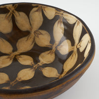 作家 園田空也 スリップウェア 小鉢 黄花 生楽陶苑 陶磁器作家もの