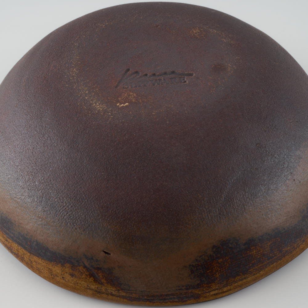 作家 園田空也 スリップウェア 小鉢 黄花 生楽陶苑 陶磁器作家もの