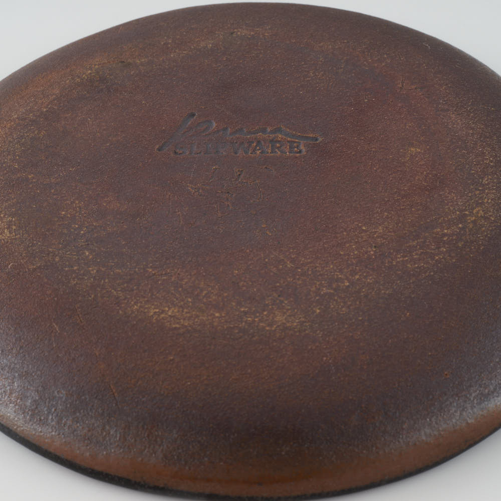 作家 園田空也 スリップウェア 5寸平皿 緑花 生楽陶苑 陶磁器作家もの