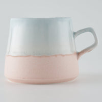 美濃焼 伸光窯 パステルジュレ スクエアマグ ブルー×ピンク 美濃焼 伸光窯 美濃焼