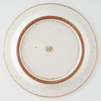 作家 長谷川哲也 洋皿18cm(白) 作家 長谷川哲也 陶磁器作家もの