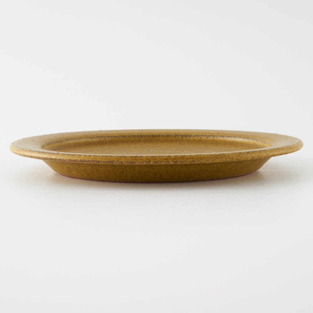 作家 長谷川哲也 洋皿18cm(芥子) ¥3,850 大人の焼き物