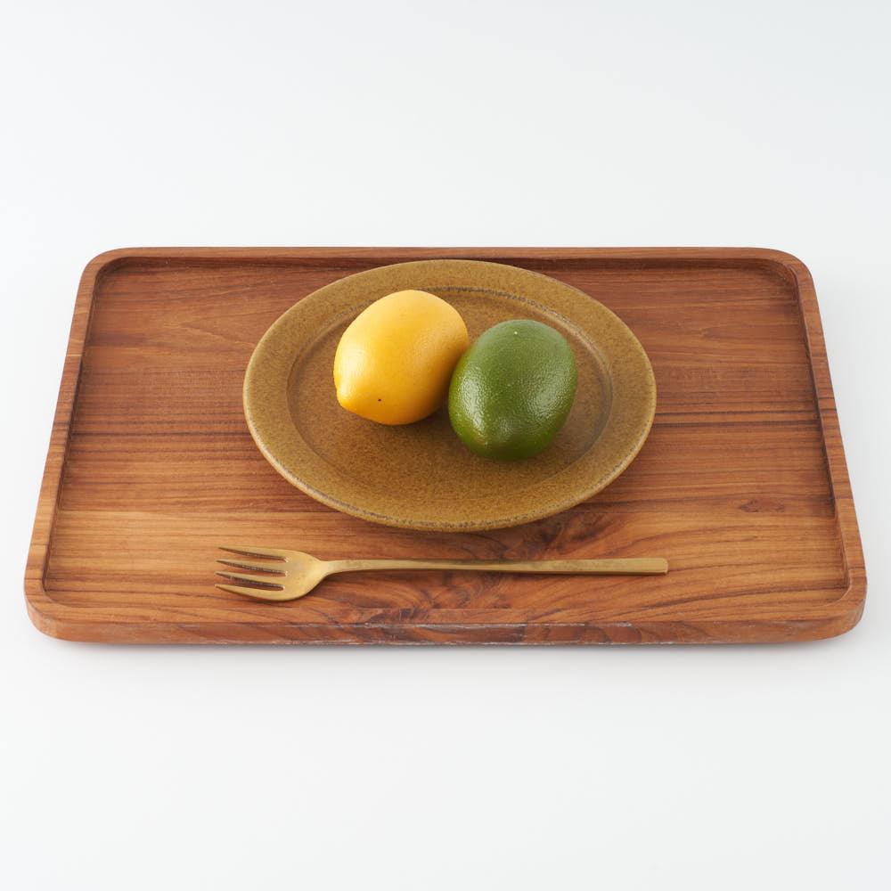 作家 長谷川哲也 洋皿18cm(芥子) ¥3,850 大人の焼き物