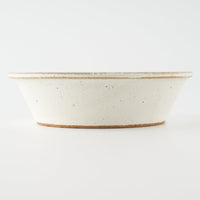 作家 長谷川哲也 浅鉢15cm(白) 作家 長谷川哲也 陶磁器作家もの