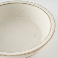 作家 長谷川哲也 浅鉢15cm(白) 作家 長谷川哲也 陶磁器作家もの