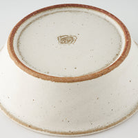 作家 長谷川哲也 浅鉢15cm(白) 作家 長谷川哲也 陶磁器作家もの