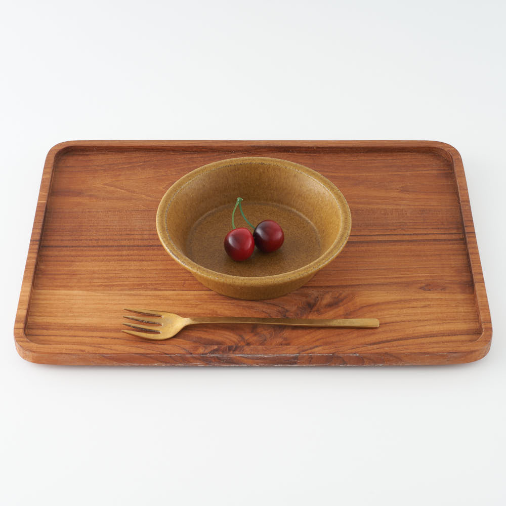 作家 長谷川哲也 浅鉢15cm(芥子) 作家 長谷川哲也 陶磁器作家もの
