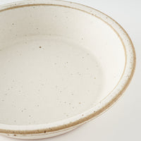 作家 長谷川哲也 浅鉢18cm(白) 作家 長谷川哲也 陶磁器作家もの