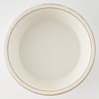 作家 長谷川哲也 浅鉢21cm(白) 作家 長谷川哲也 陶磁器作家もの