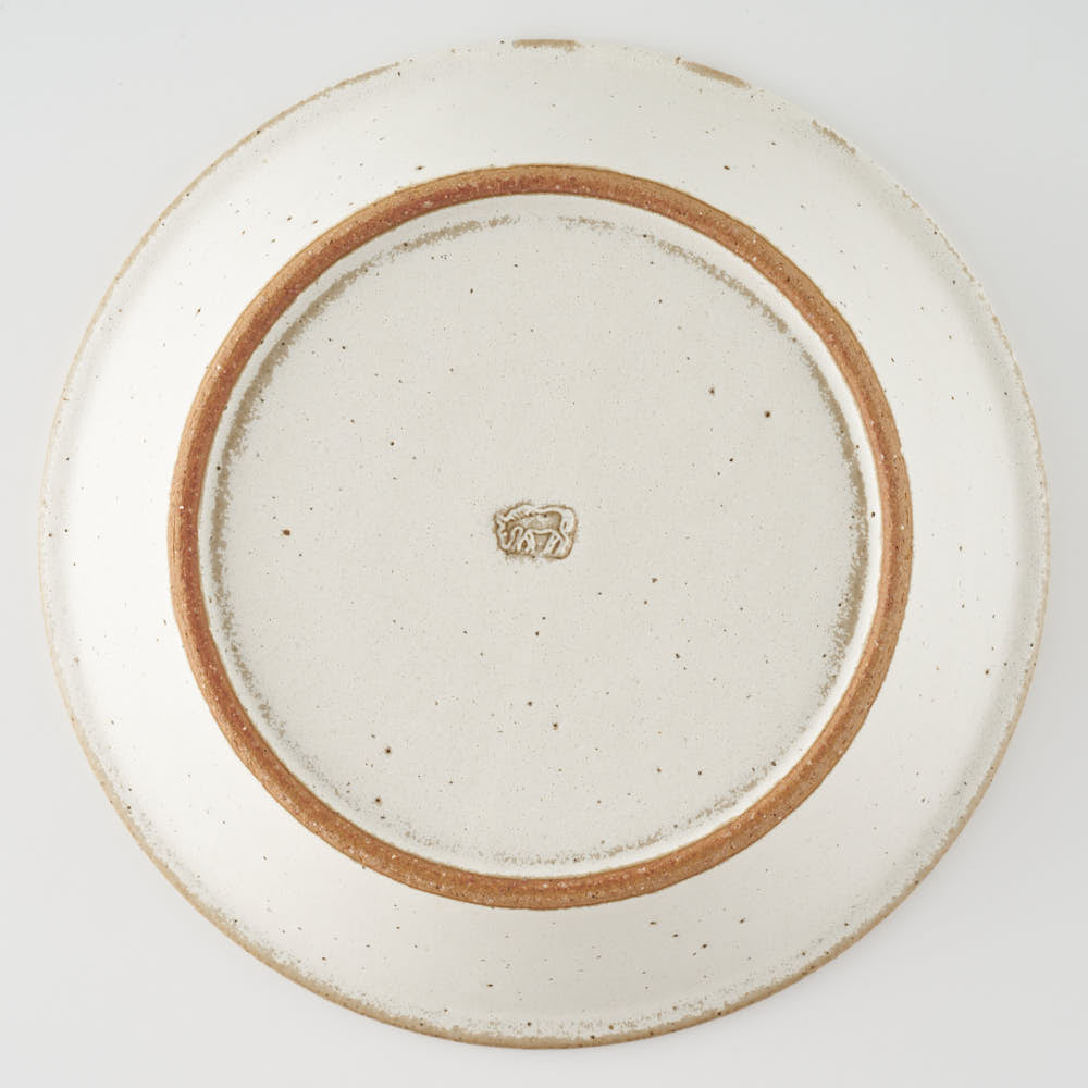 作家 長谷川哲也 浅鉢21cm(白) 作家 長谷川哲也 陶磁器作家もの