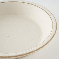 作家 長谷川哲也 浅鉢21cm(白) 作家 長谷川哲也 陶磁器作家もの