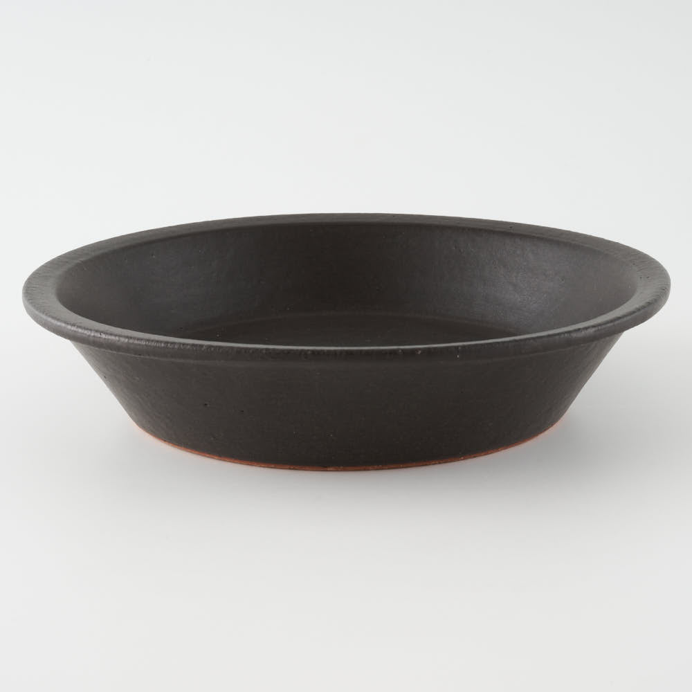 専用です。とても大きな作家さんの器です。 作家 長谷川哲也 浅鉢21cm(黒) ¥5,500 大人の焼き物