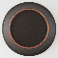 作家 長谷川哲也 浅鉢21cm(黒) 作家 長谷川哲也 陶磁器作家もの