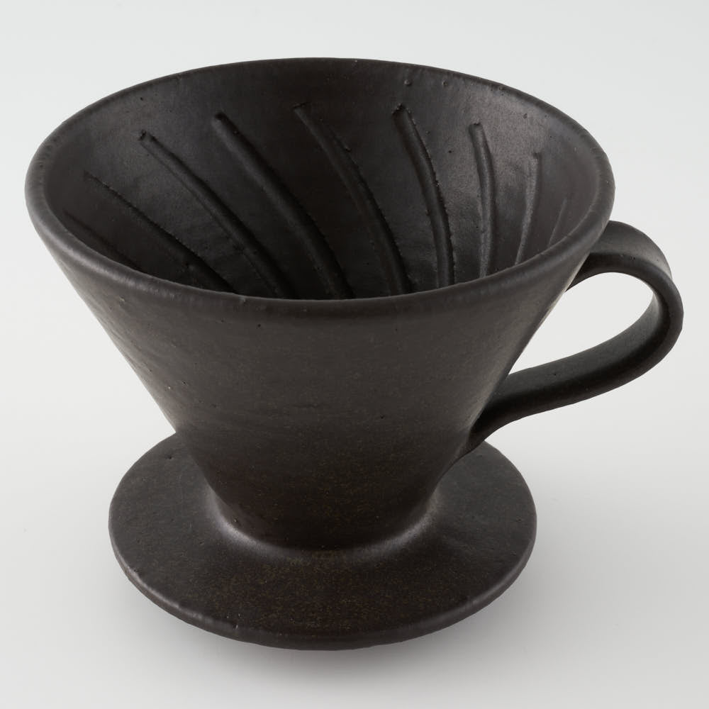 作家 長谷川哲也 ドリッパー(黒) ¥8,250 大人の焼き物