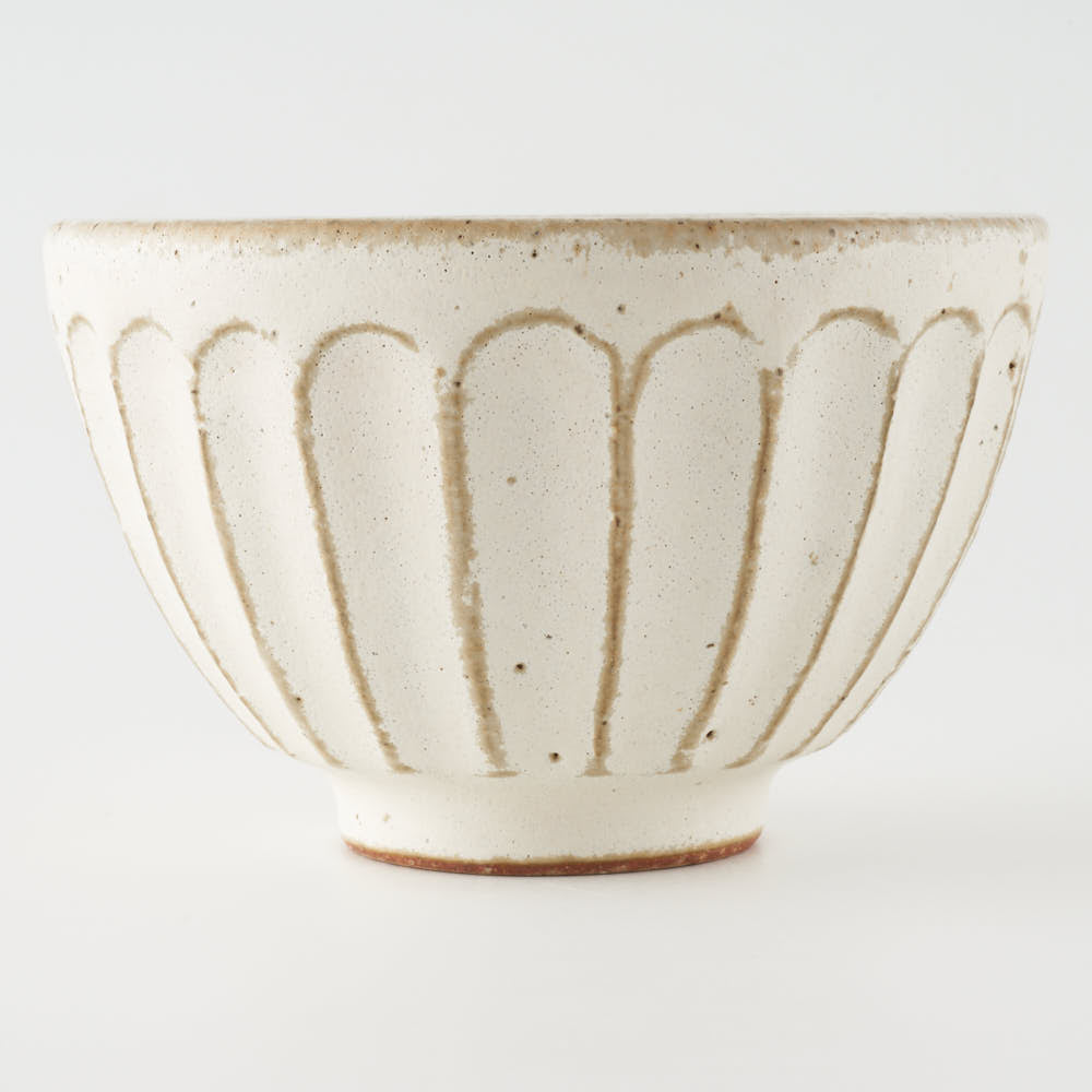 作家 長谷川哲也 お茶碗(白) 作家 長谷川哲也 陶磁器作家もの
