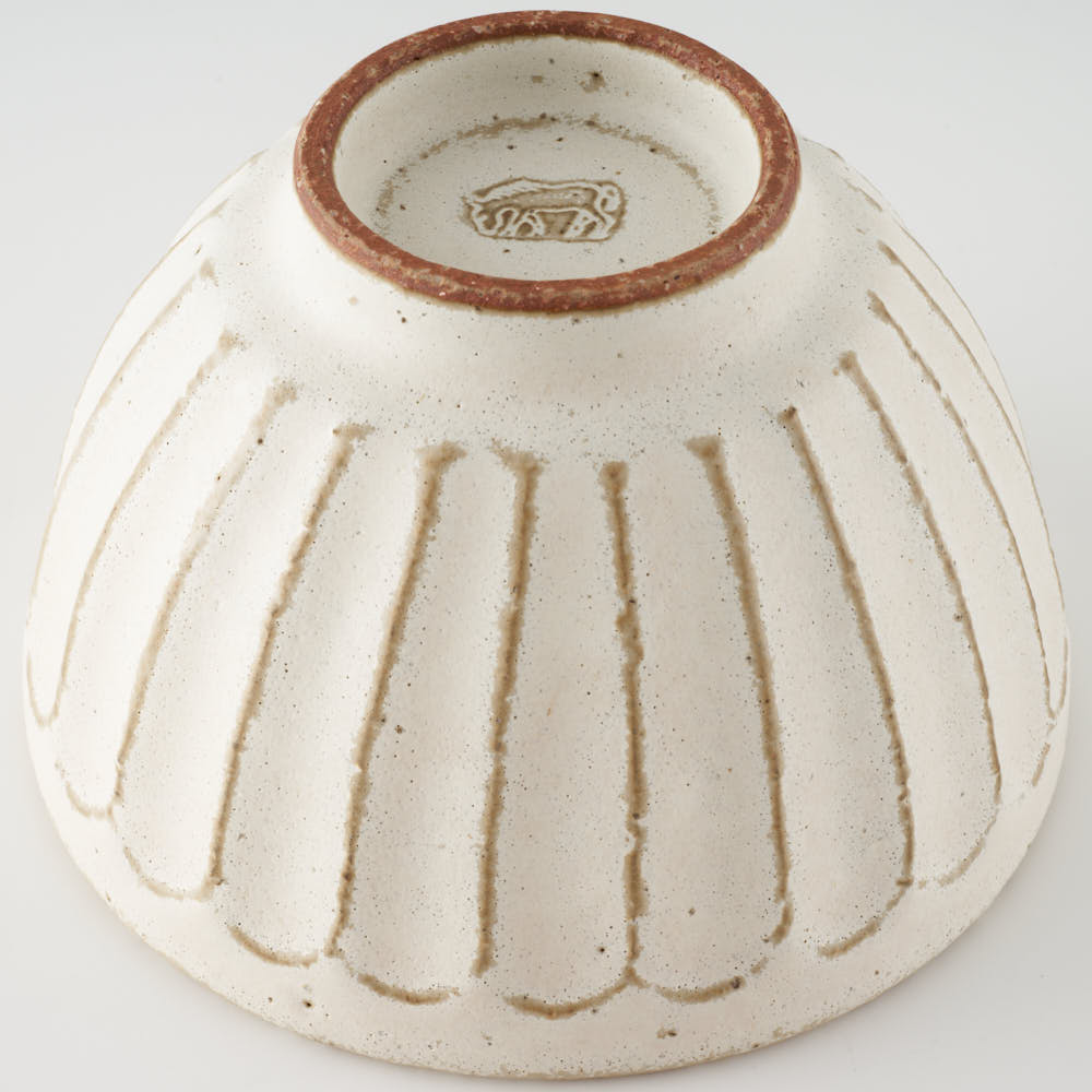 作家 長谷川哲也 お茶碗(白) 作家 長谷川哲也 陶磁器作家もの