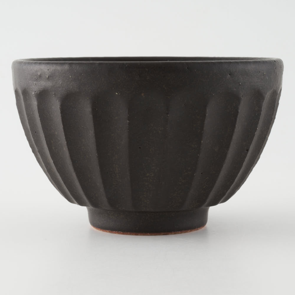 作家 長谷川哲也 お茶碗(黒) 作家 長谷川哲也 陶磁器作家もの