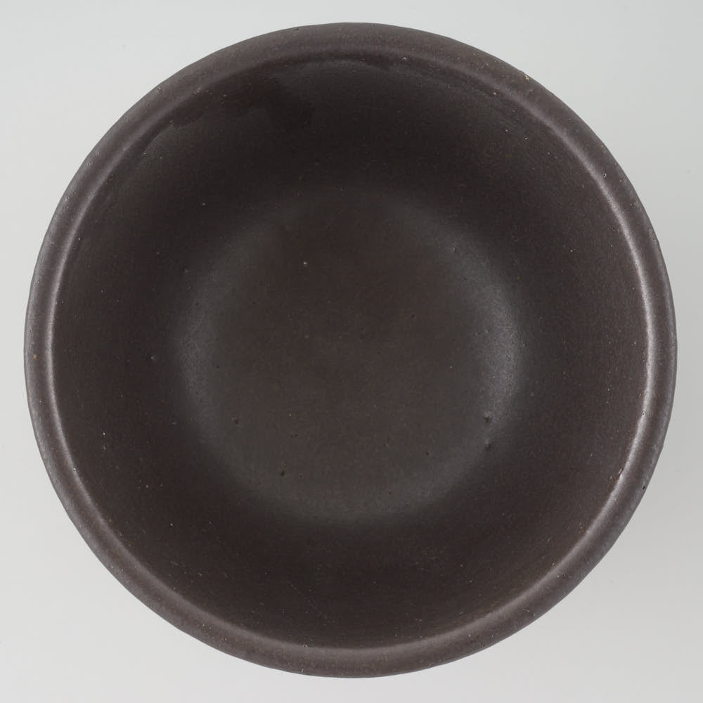 作家 長谷川哲也 お茶碗(黒) 作家 長谷川哲也 陶磁器作家もの