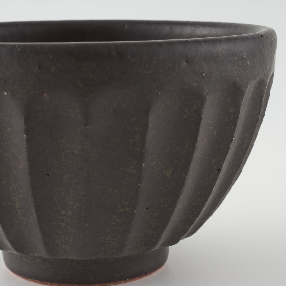 作家 長谷川哲也 お茶碗(黒) 作家 長谷川哲也 陶磁器作家もの