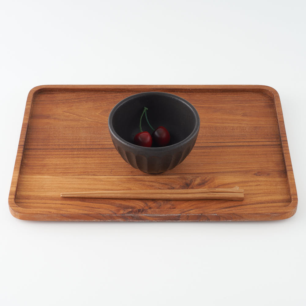 作家 長谷川哲也 お茶碗(黒) 作家 長谷川哲也 陶磁器作家もの