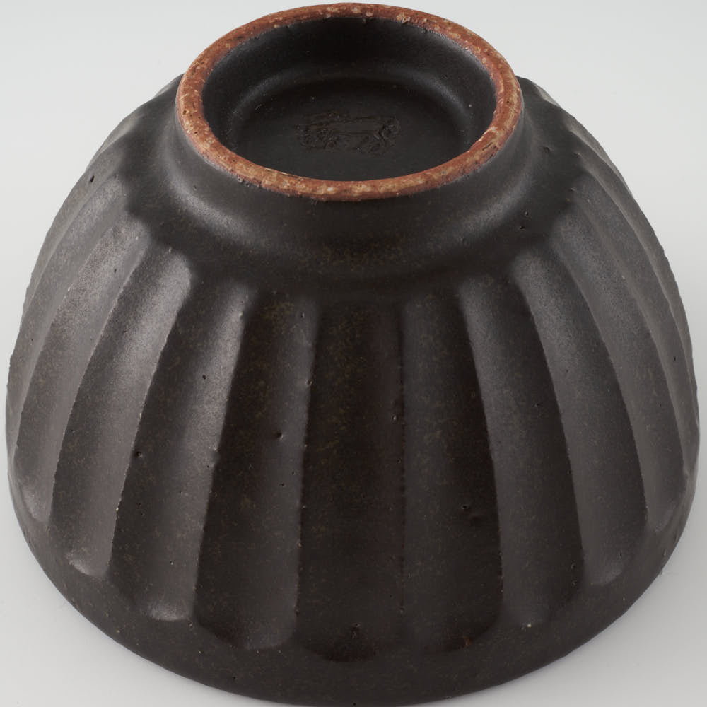 作家 長谷川哲也 お茶碗(黒) 作家 長谷川哲也 陶磁器作家もの
