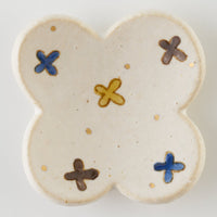 作家 岡洋美 花紋はし置き 作家 岡洋美 陶磁器作家もの