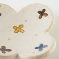 作家 岡洋美 花紋はし置き 作家 岡洋美 陶磁器作家もの