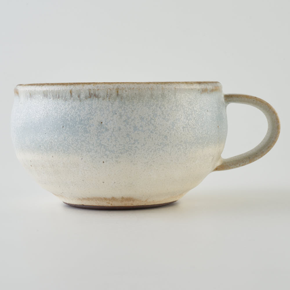 青灰色 陶器 作家物 スープカップ 3個セット 青灰色 陶器 作家物 スープカップ 3個セット