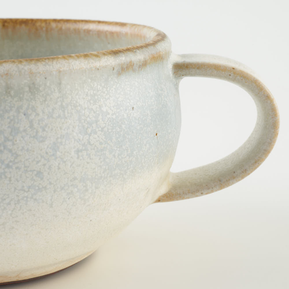 作家 岡洋美 ブルースープカップ 作家 岡洋美 陶磁器作家もの