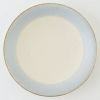 作家 岡洋美 ブルー7寸皿 作家 岡洋美 陶磁器作家もの