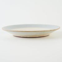 作家 岡洋美 ブルー7寸皿 作家 岡洋美 陶磁器作家もの