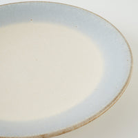 作家 岡洋美 ブルー7寸皿 作家 岡洋美 陶磁器作家もの