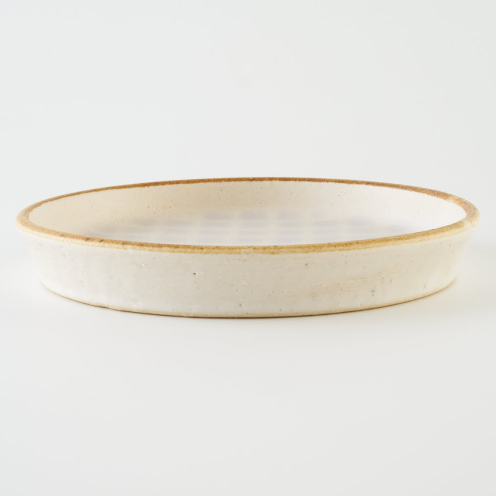 5寸皿φ15㌢焼き締め作家物