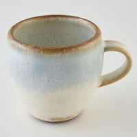作家 岡洋美 ブルーマグカップ (縦長) 作家 岡洋美 陶磁器作家もの